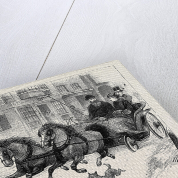 Black Spirits and White: Major Maude and Rosamond in the Phaeton by Anonymous