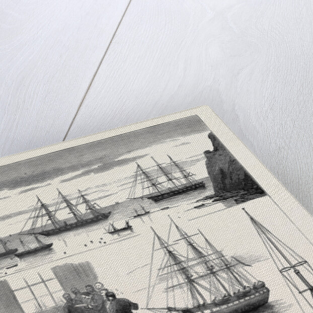 St. Helena: The Detached Squadron at Anchor by Anonymous