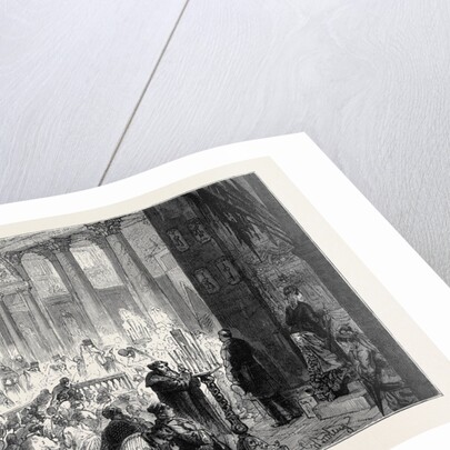 The War in the East: Prayers for the Army in the Kazan Cathedral, St. Petersburg, Russia by Anonymous