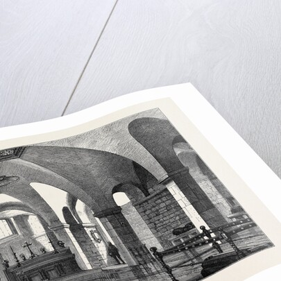 New Chapel for Early Morning Service in the Crypt of St. Paul's Cathedral, London by Anonymous