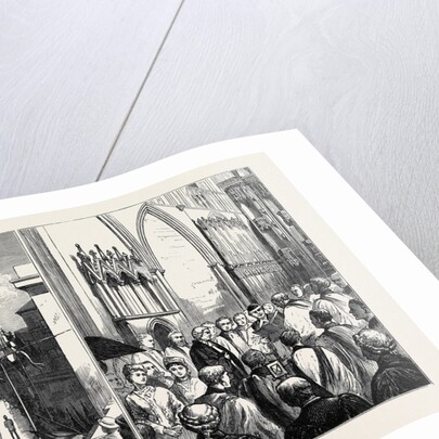 The Installation and Enthronement of the New Bishop of St. Alban's by Anonymous