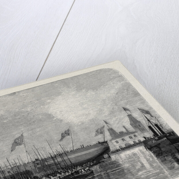 Launch of the Fethi Bulend at Blackwall, 1870 by Anonymous