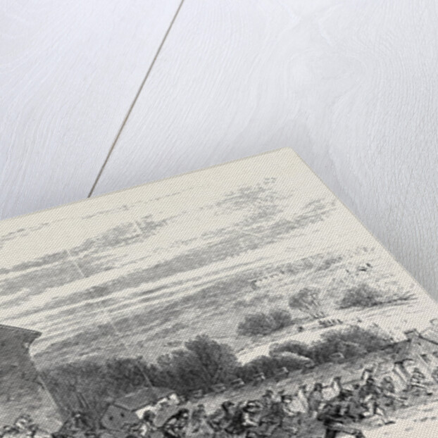 The Riots Near Sheffield: Police Charging the Mob, 1870 by Anonymous