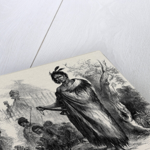 Te Kooti, the Maori Chief and Leader of Insurgents in New Zealand, 1870 by Anonymous