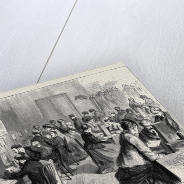 Telegraph Instruction at the General Post Office Building in St. Martin's-Le-Grand, 1870 by Anonymous