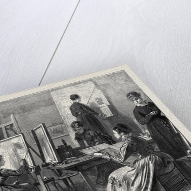 The Painting in the South Kensington Museum, London, 1870 by Anonymous