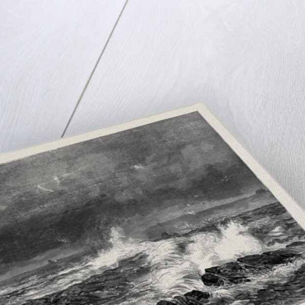 Wick Harbour During the Late Storm, 1870 by Anonymous