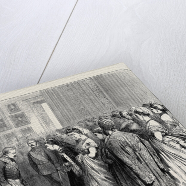 Court at Buckingham Palace, London, 1870 by Anonymous