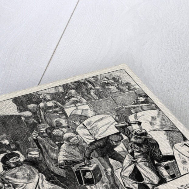 The Embarcation on a Ship Bound for America, 1870 by Anonymous