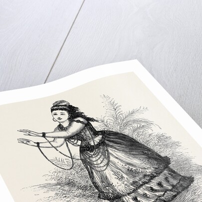 Mrs. Wood As Pocahontas in La Belle Sauvage, 1870 by Anonymous