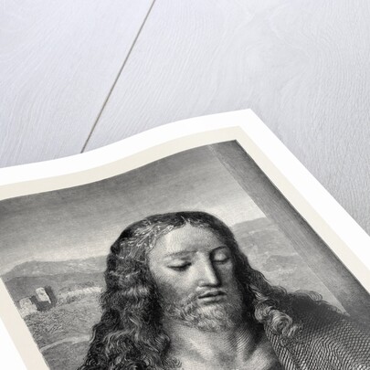 Head of Our Saviour from Leonardo Da Vinci's Last Supper by Anonymous