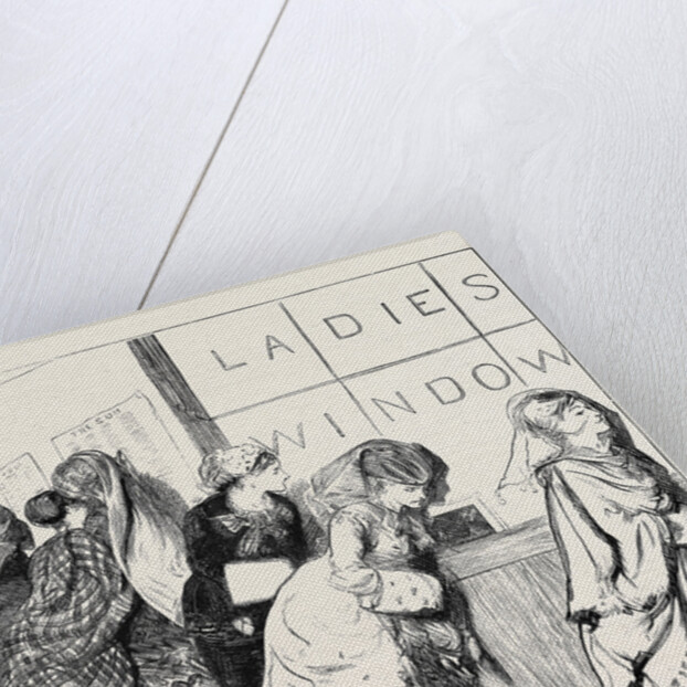 Ladies' Window at the New York Post Office, 1870 by Anonymous