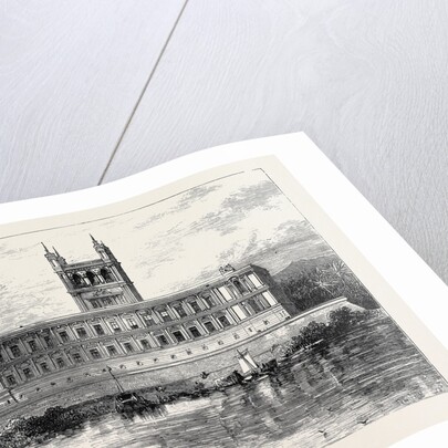 President Lopez's Palace at Asuncion, 1870 by Anonymous