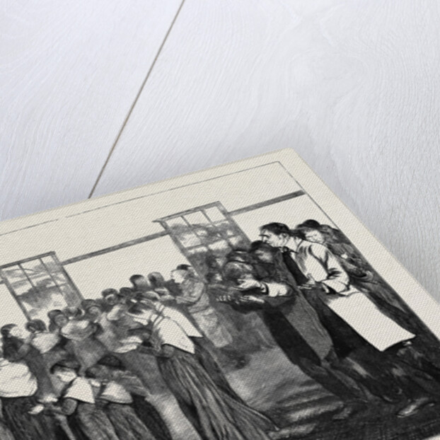 Shakers at Meeting. The Final Procession, 1870 by Anonymous