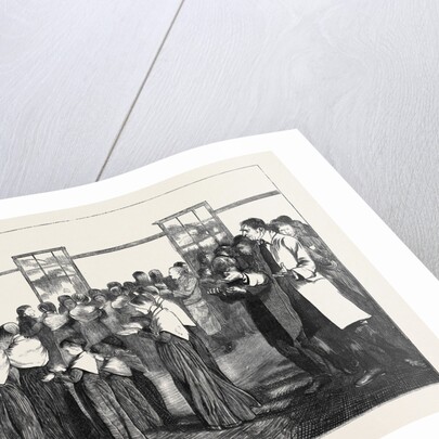 Shakers at Meeting. The Final Procession, 1870 by Anonymous