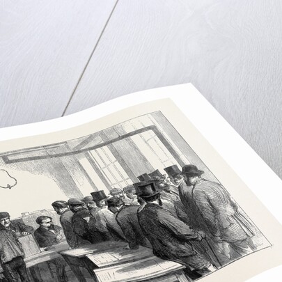 The Plebiscitum. Civilians Voting, 1870 by Anonymous