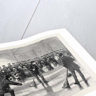 Prince Arthur Opening the Caledonia Curling Rink at Montreal, Canada, 1870 by Anonymous