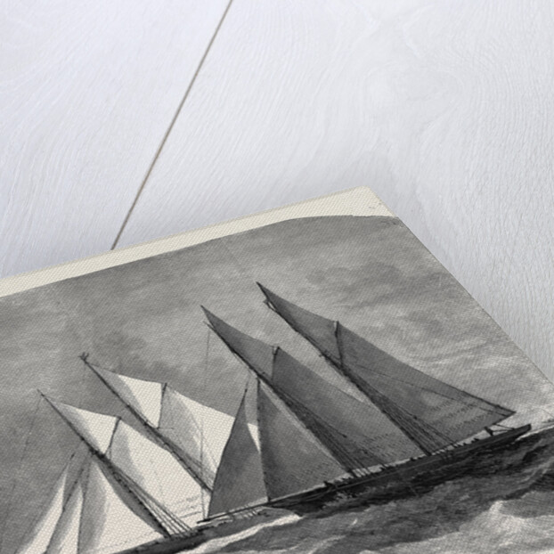The Anglo-American Yacht Race Between the Sappho and the Cambria, 1870 by Anonymous