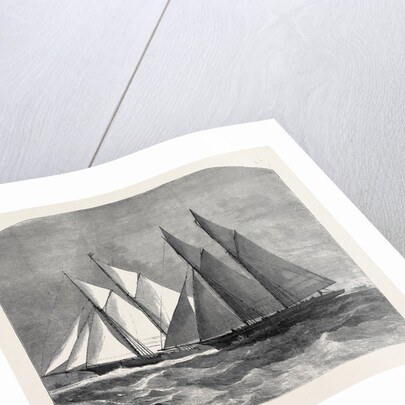 The Anglo-American Yacht Race Between the Sappho and the Cambria, 1870 by Anonymous