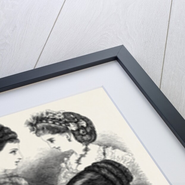 The Present Fashions in Hair, 1870 by Anonymous