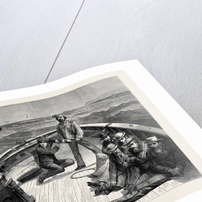 The Anglo-American Yacht-Race, on Board the Cambria, 1870 by Anonymous