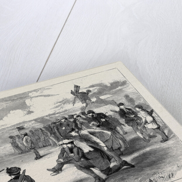 Golf Match Between the Royal Blackheath and London Scottish Clubs at Wimbledon, 1870 by Anonymous