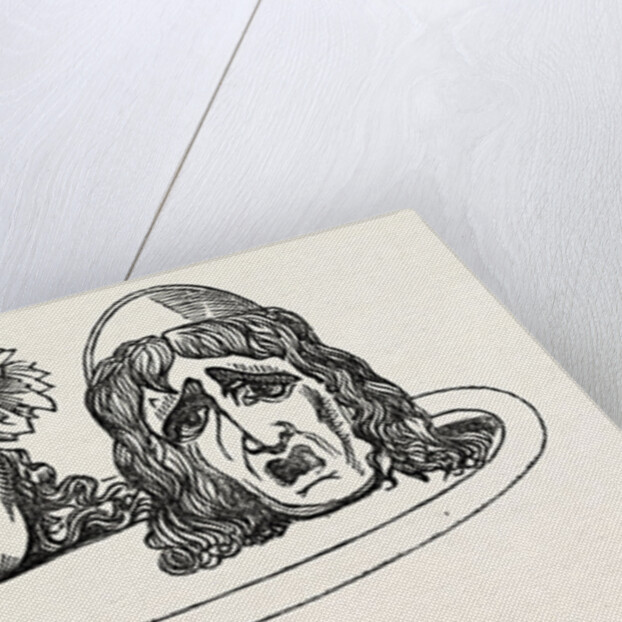 Tragic Masks from Pompeii Italy by Anonymous