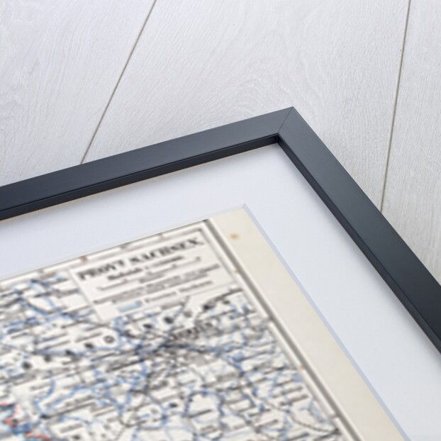 Map of Sachsen-Anhalt Sachsen Saxony Germany 1899 by Anonymous