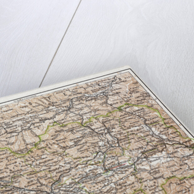 Map of Kärnten Austria 1899 by Anonymous