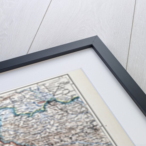 Map of Bosnia and Herzegovina Montenegro Serbia 1899 by Anonymous