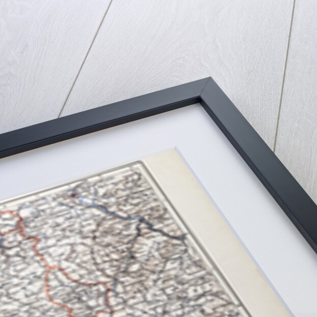 Map of the North Eastern Part of France 1899 by Anonymous