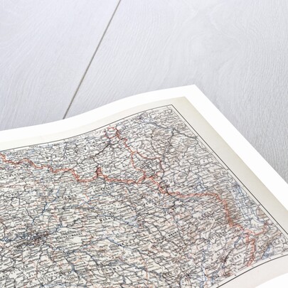 Map of the North Eastern Part of France 1899 by Anonymous