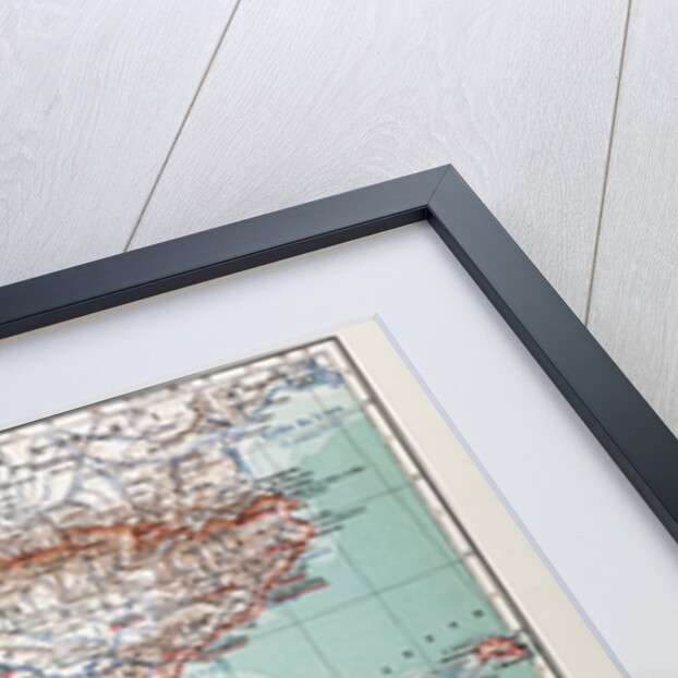 Map of Spain and Portugal 1899 by Anonymous