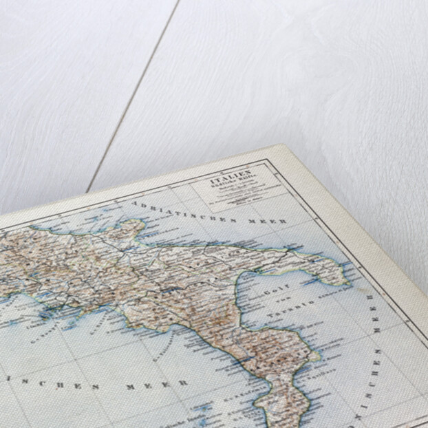 Map of South Italy 1899 by Anonymous