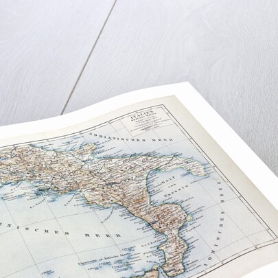 Map of South Italy 1899 by Anonymous
