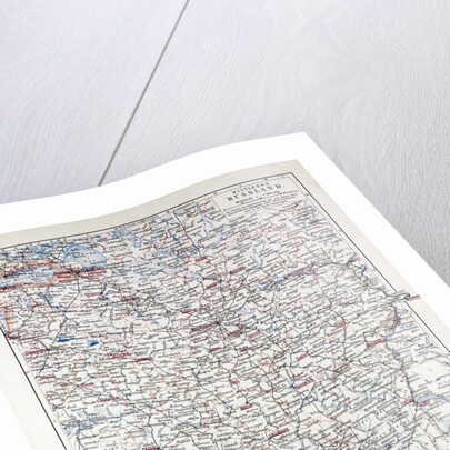 Map of Central Russia 1899 by Anonymous