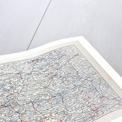 Map of Poland Belarus and Ukraine 1899 by Anonymous