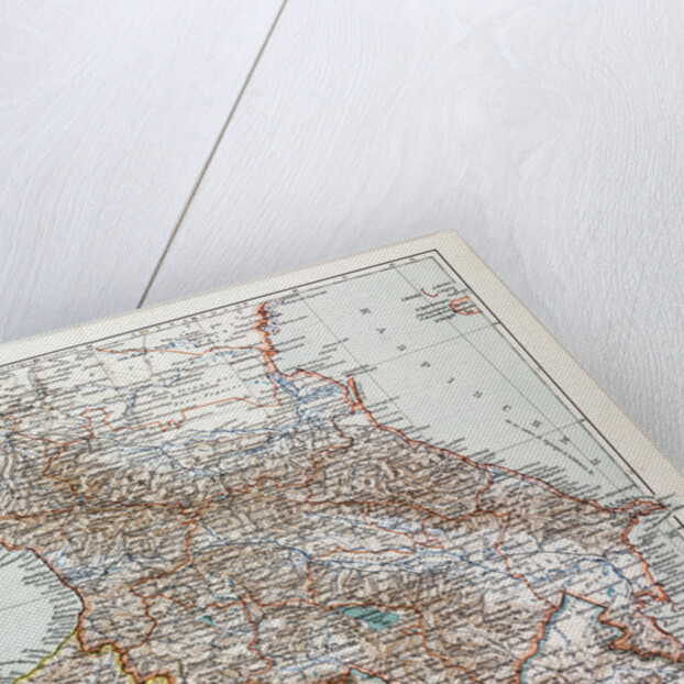 Map of Transcaucasia Georgia Azerbaijan Armenia 1899 by Anonymous