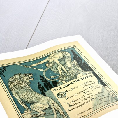 The Lion and the Statue by Anonymous