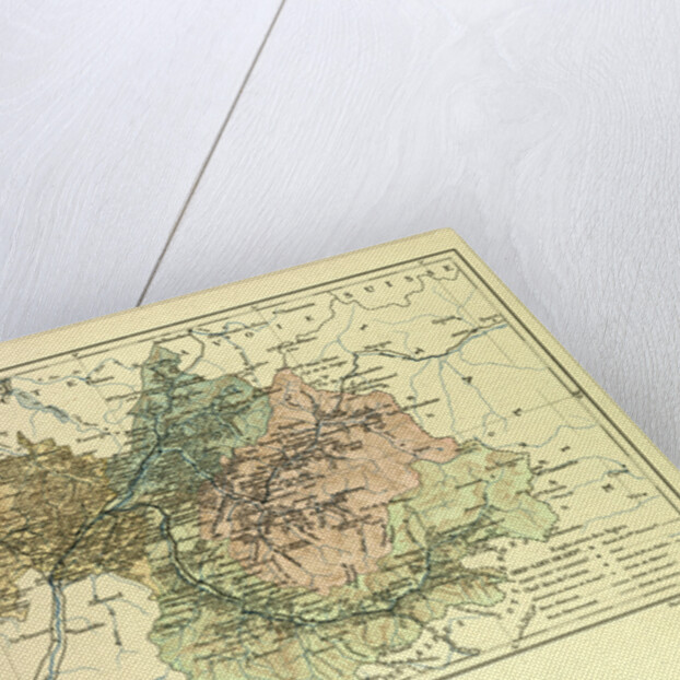 Map of Savoie France by Anonymous