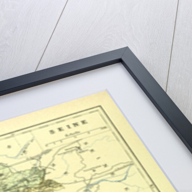 Map of Seine France by Anonymous