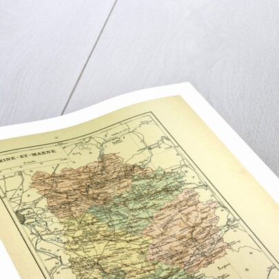 Map of Seine-Et-Marne France by Anonymous