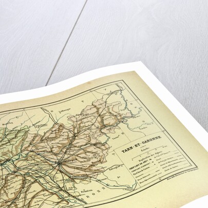 Map of Tarn-Et-Garonne France by Anonymous