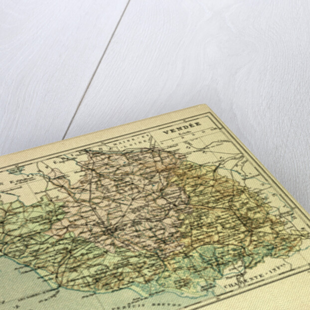 Map of Vendée France by Anonymous