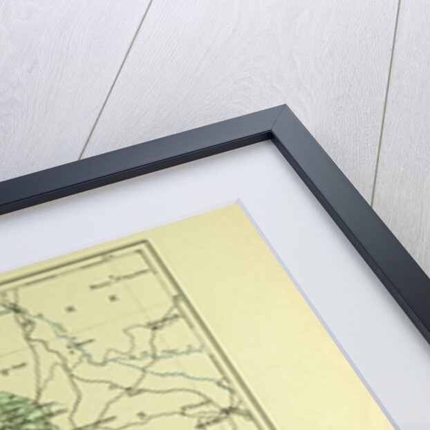 Map of Haute-Vienne France by Anonymous