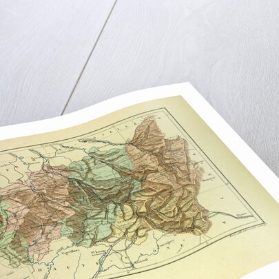 Map of Vosges France by Anonymous