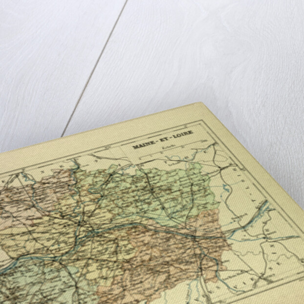 Map of Maine-Et-Loire France by Anonymous