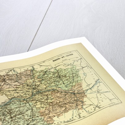 Map of Maine-Et-Loire France by Anonymous
