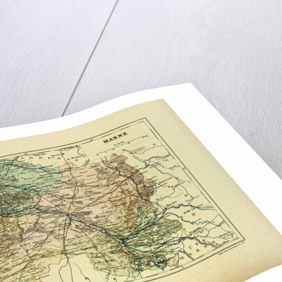Map of Marne France by Anonymous