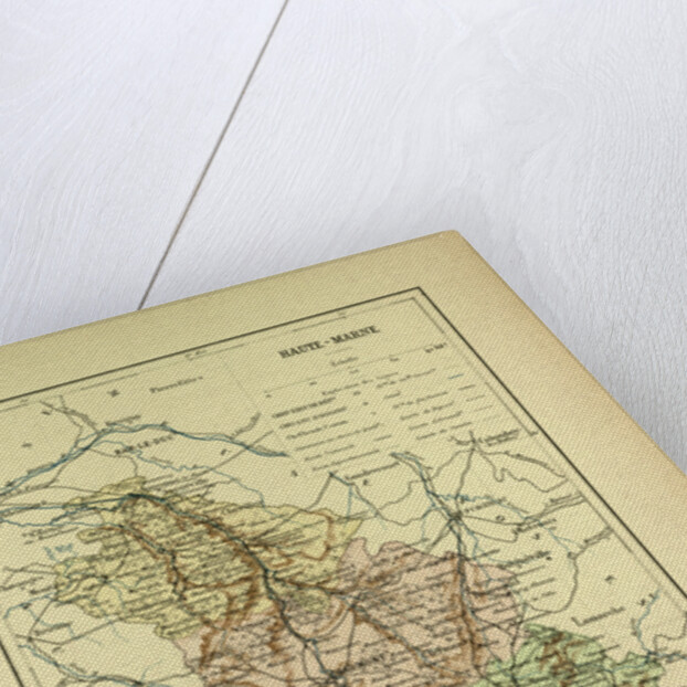 Map of Haute-Marne France by Anonymous